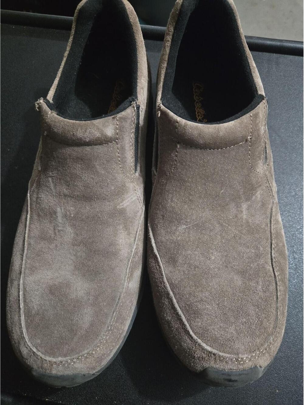 Cabela's Men's Brown Suede Slip-On Loafers Size 9.5 - Picture 6 of 6